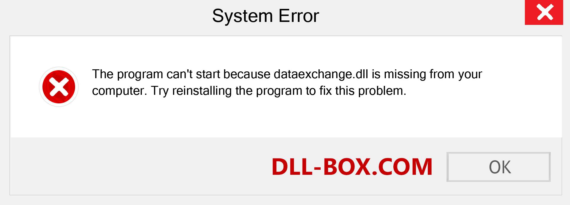  dataexchange.dll file is missing?. Download for Windows 7, 8, 10 - Fix  dataexchange dll Missing Error on Windows, photos, images
